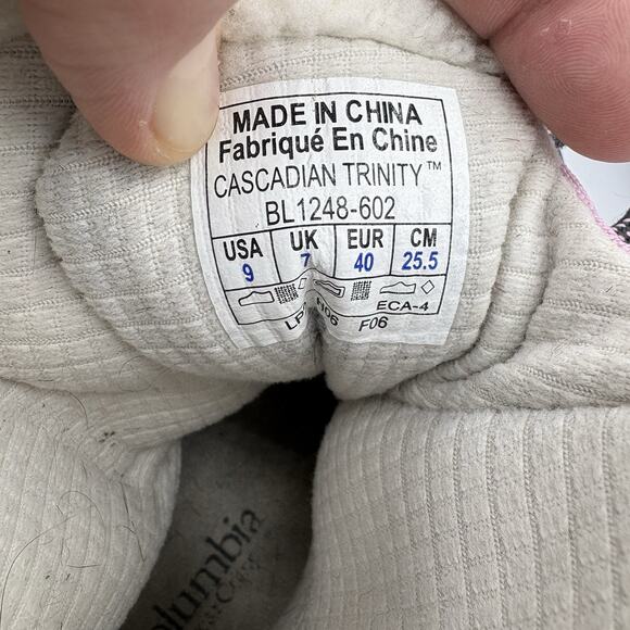 Columbia Snow Boots Womens Size 9 Cascadian Trinity Pink Insulated Winter C - Picture 2 of 9